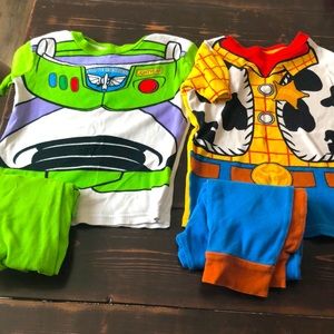 Disney Toy Story Woody & Buzz Lightyear Pajama pant set (size 5T)